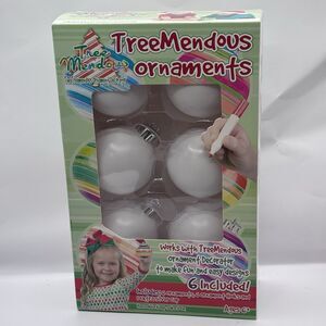 Treemendous Holiday Ornament Refill Kit 6 Count Make Fun & Easy Designs Any Age
